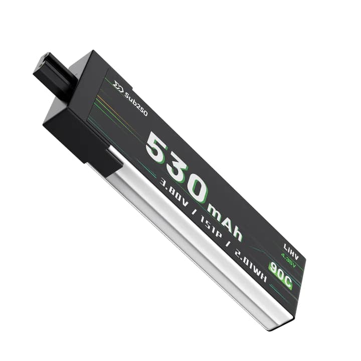 Sub250 GNB 1S 530mAh 90C Battery for fpv drones 4
