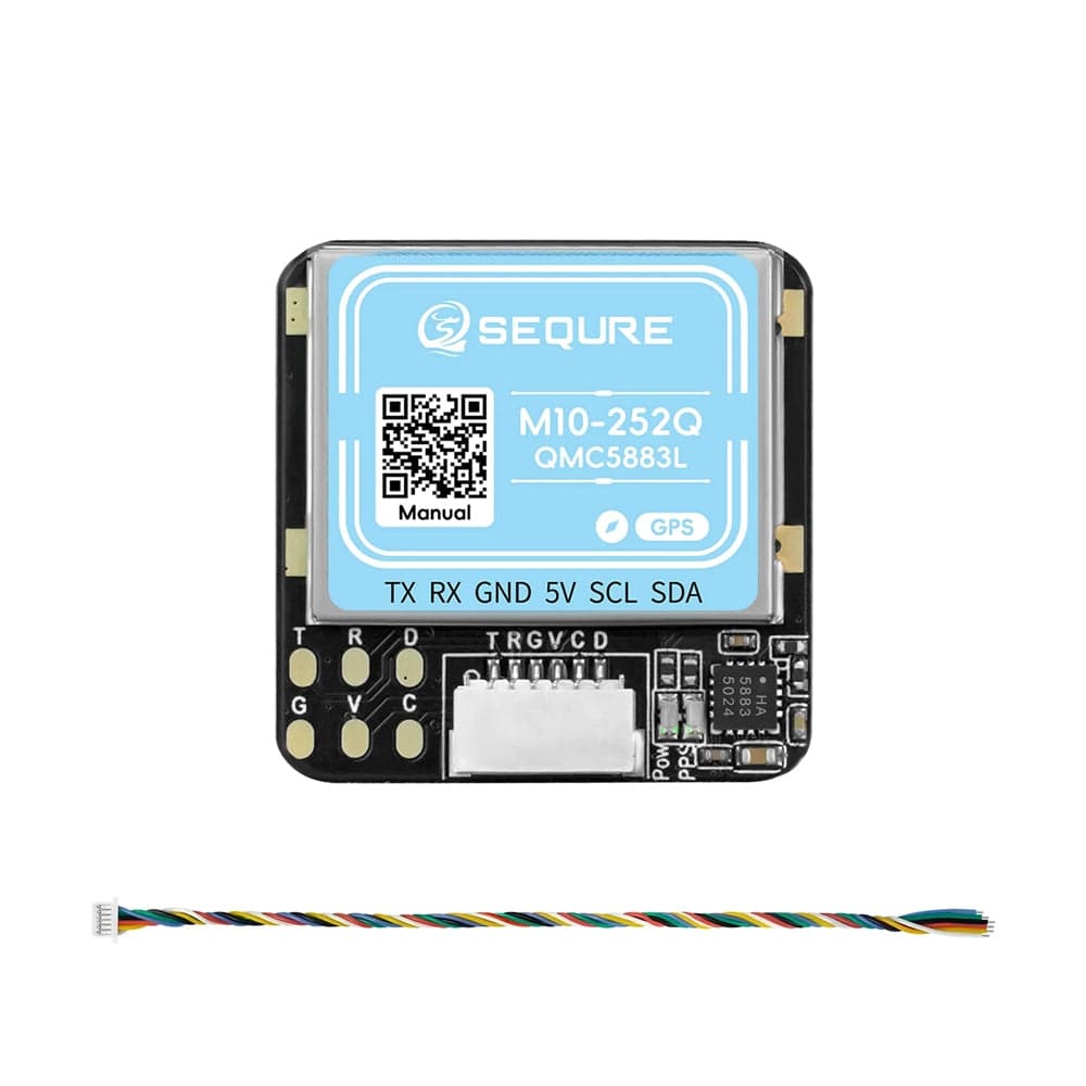 Sequre M10-252Q GPS Module Small Size Fast Positioning BF INAV Ardupilot Fixed-wing Drone