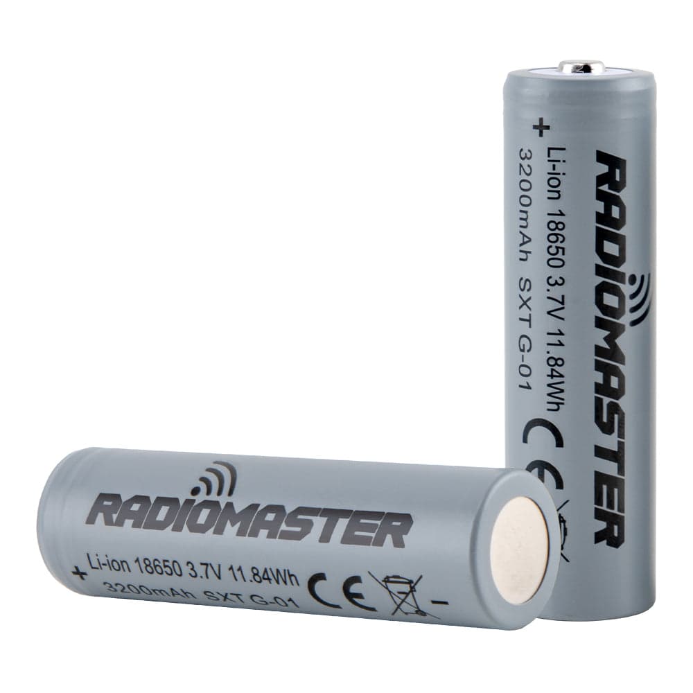 RadioMaster 18650 3200mAh 3.7V Battery (2pcs) for TX16S / Boxer / TX12/ Pocket / MT12 Radios for fpv drones 5