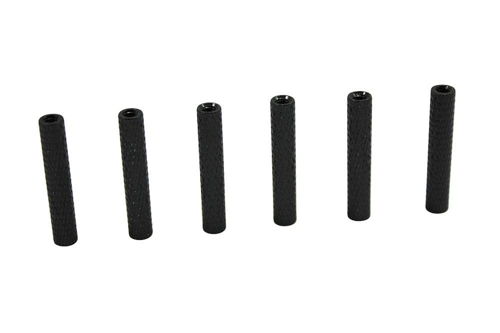 XHover 28mm Black Textured Standoffs (6 pack) for fpv drones