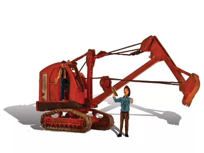 Woodland Scenics AS5566 Backhoe AutoScene HO Train Scenery for fpv drones