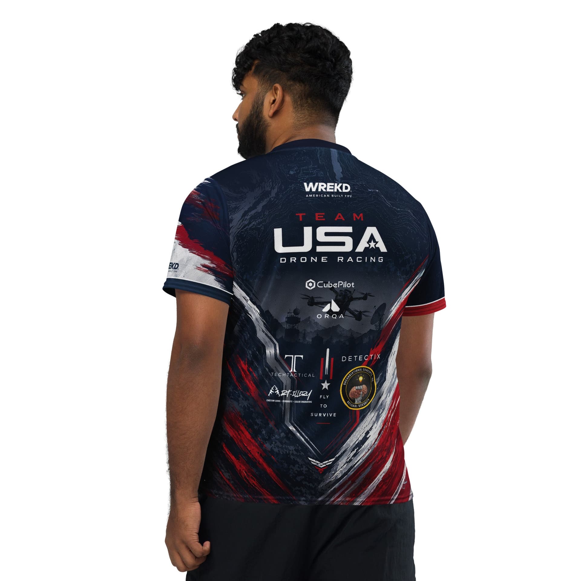 WREKD® Team USA "Marines" Drone Wars Jersey for fpv drones 3