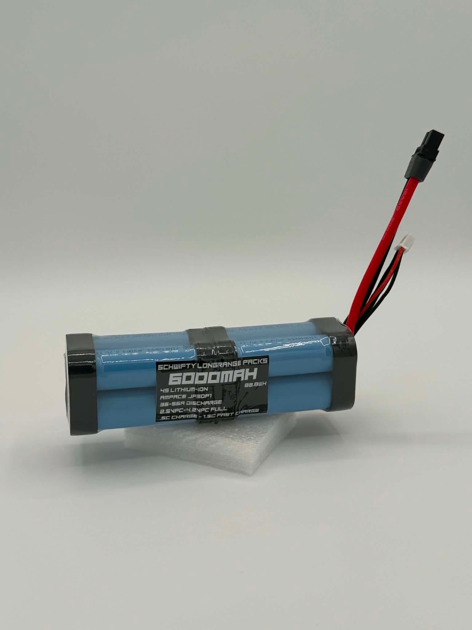 Schwifty Longrange 6000mah 4S Tabless Li-Ion Battery Pack for fpv drones 1