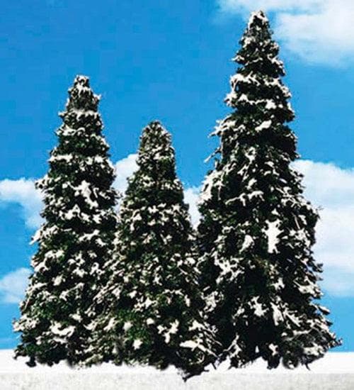 Woodland Scenics TR3567 N/HO Snow Dusted Trees 2-3.5" Train Scenery for fpv drones