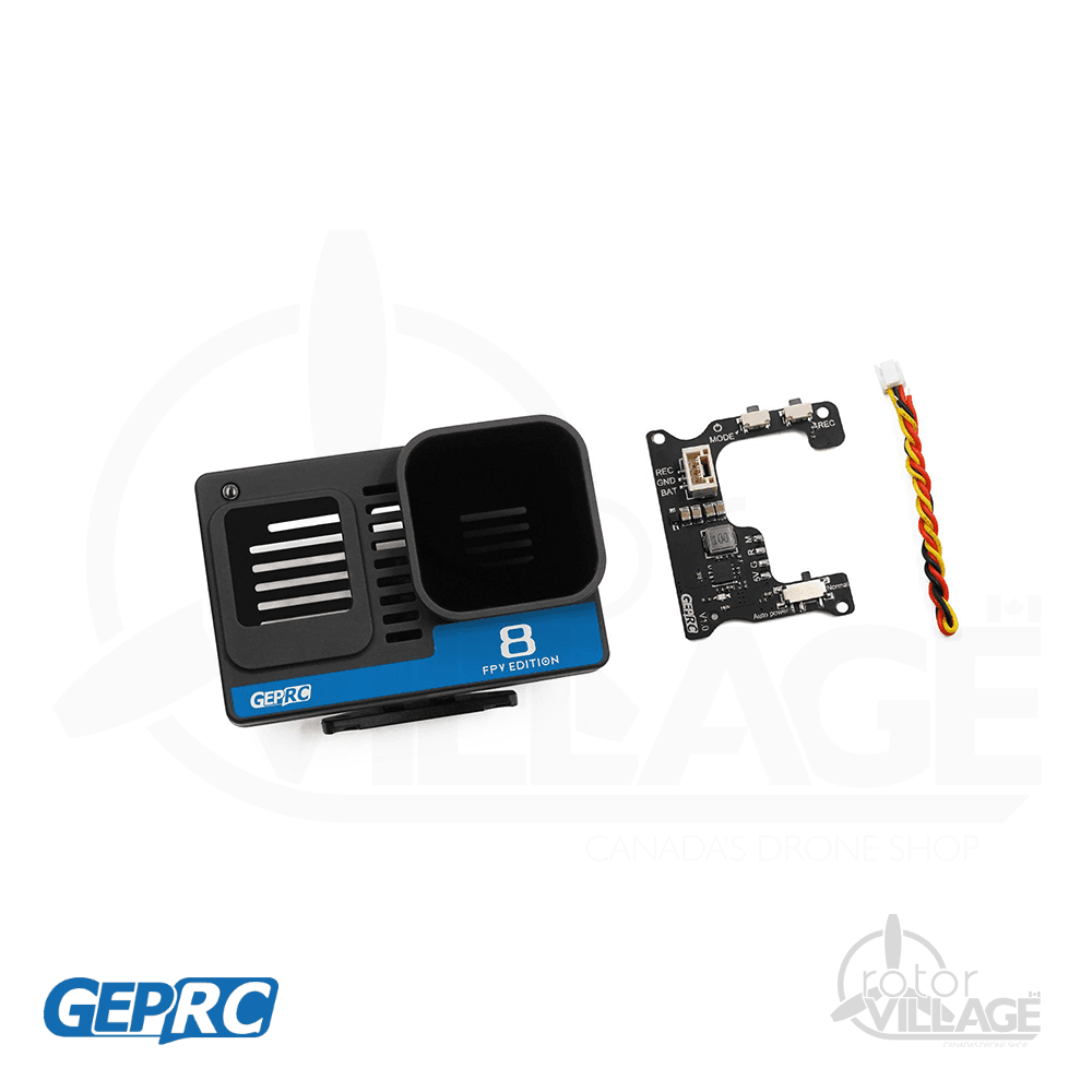 GEPRC Naked GoPro Hero 8 Case with BEC Board for fpv drones 6