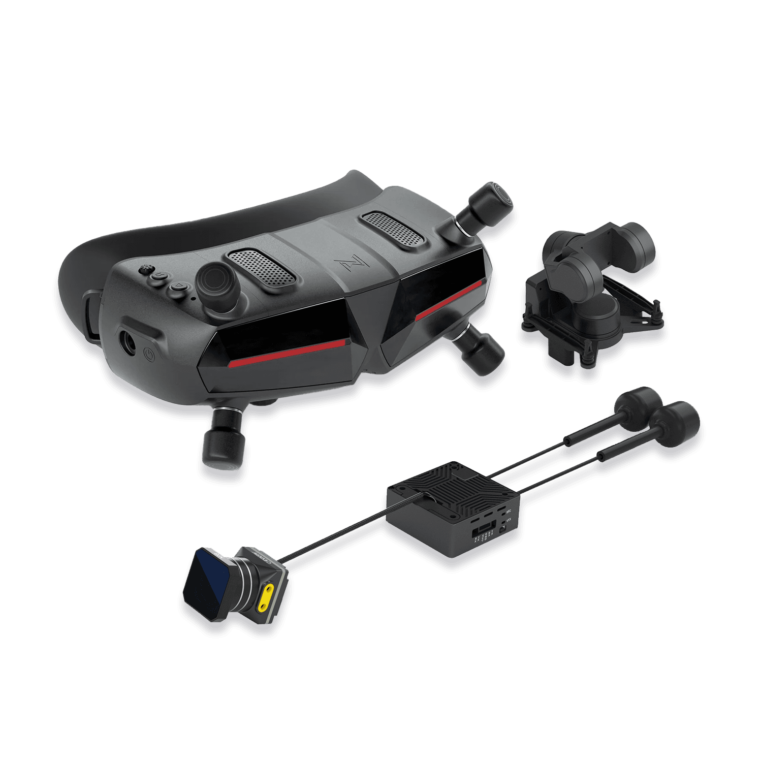 Walksnail Avatar HD Goggles X with Moonlight kit and GM3 for fpv drones