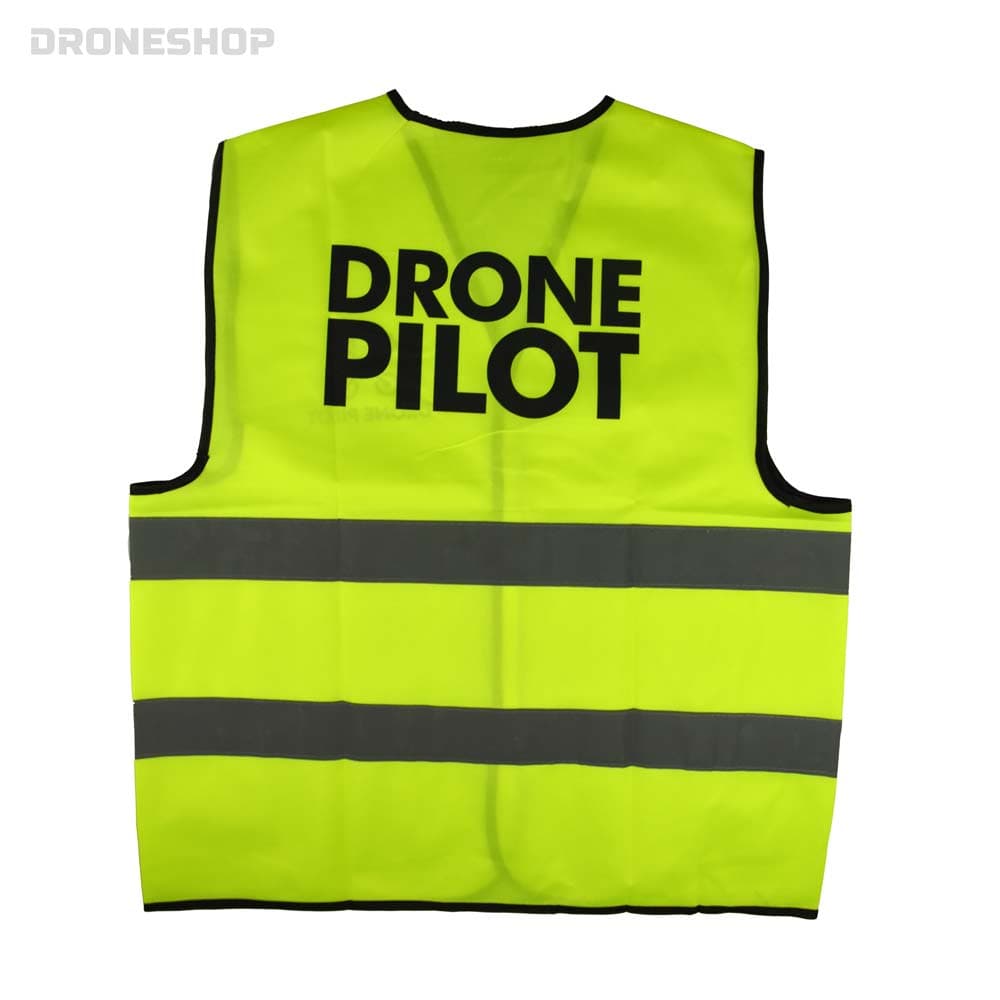 Veiligheidshesje - Drone Pilot - GEEL - Maat S/M for fpv drones 2
