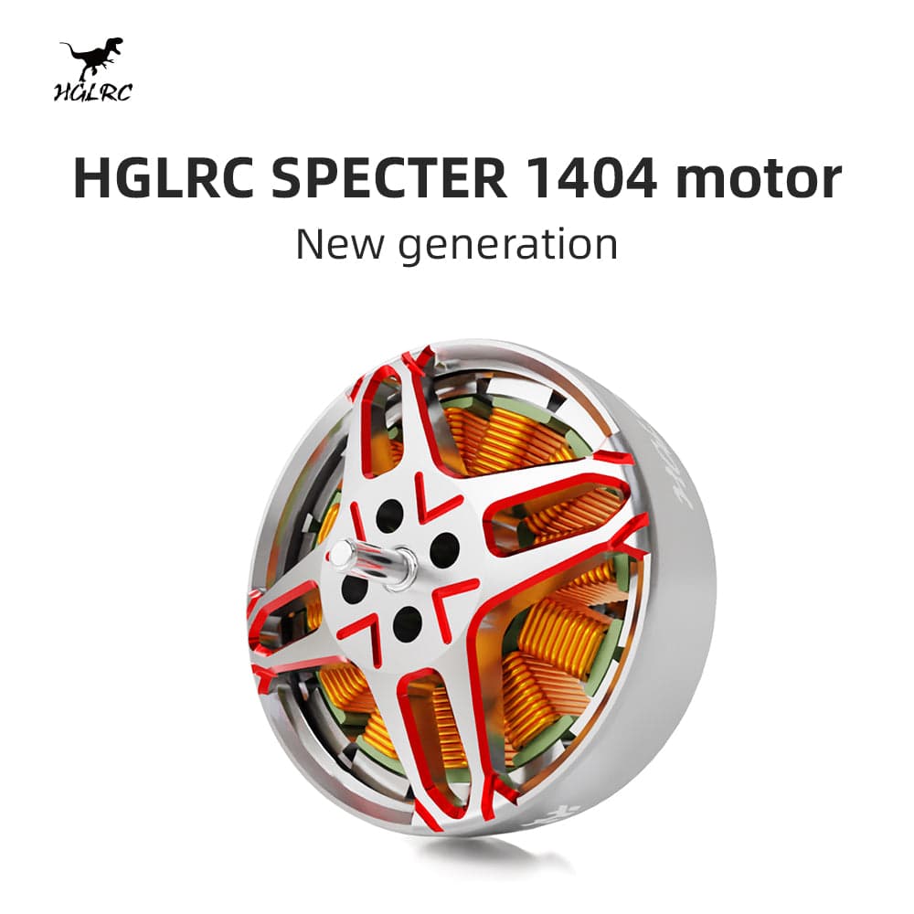 HGLRC SPECTER 1404 2750KV/4800KV/5500KV 4-6S Brushless Motor for FPV Freestyle 2inch Cinewhoop 4inch Toothpick Drones