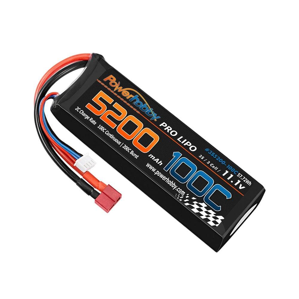 Powerhobby 3s 11.V 5200mah 100C - 200C Lipo Battery w Deans Plug for fpv drones 1
