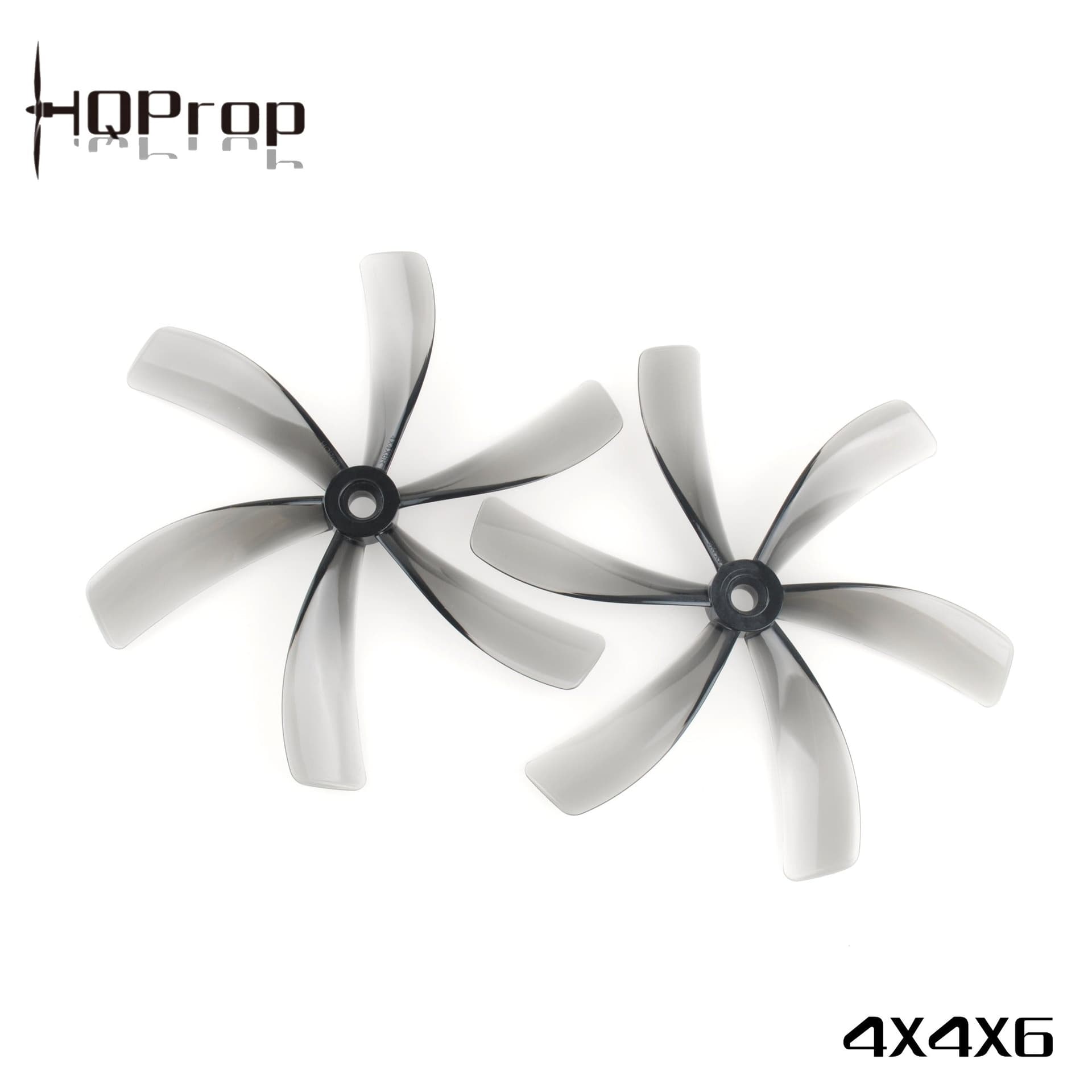 HQProp Duct-4X4X6 for Cinewhoop Grey (2CW+2CCW) for fpv drones