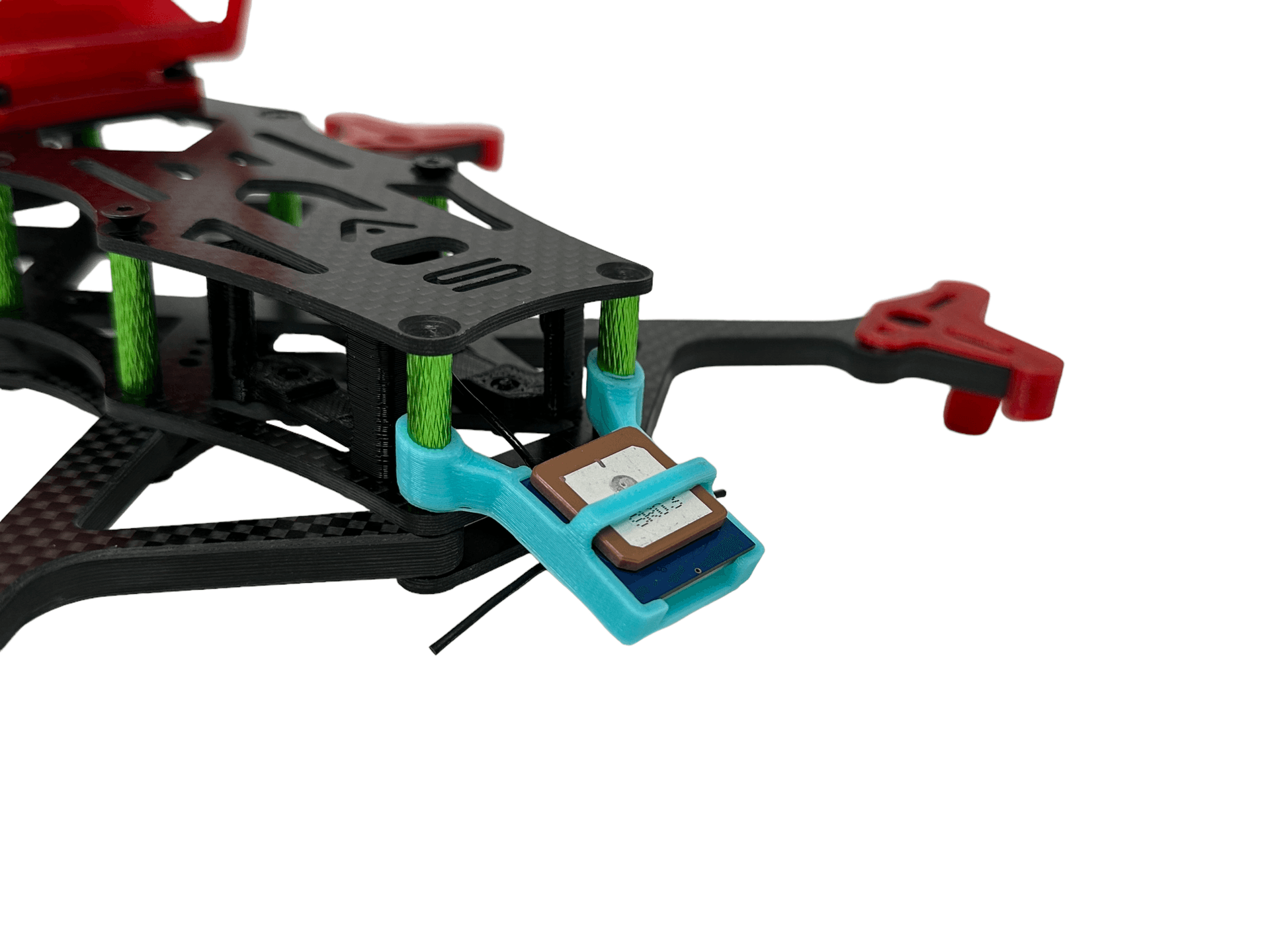 HGLRC M80 GPS Module Standoff Mount w/ ELRS EP1 (3D Print Only) (4mm Standoffs) for fpv drones
