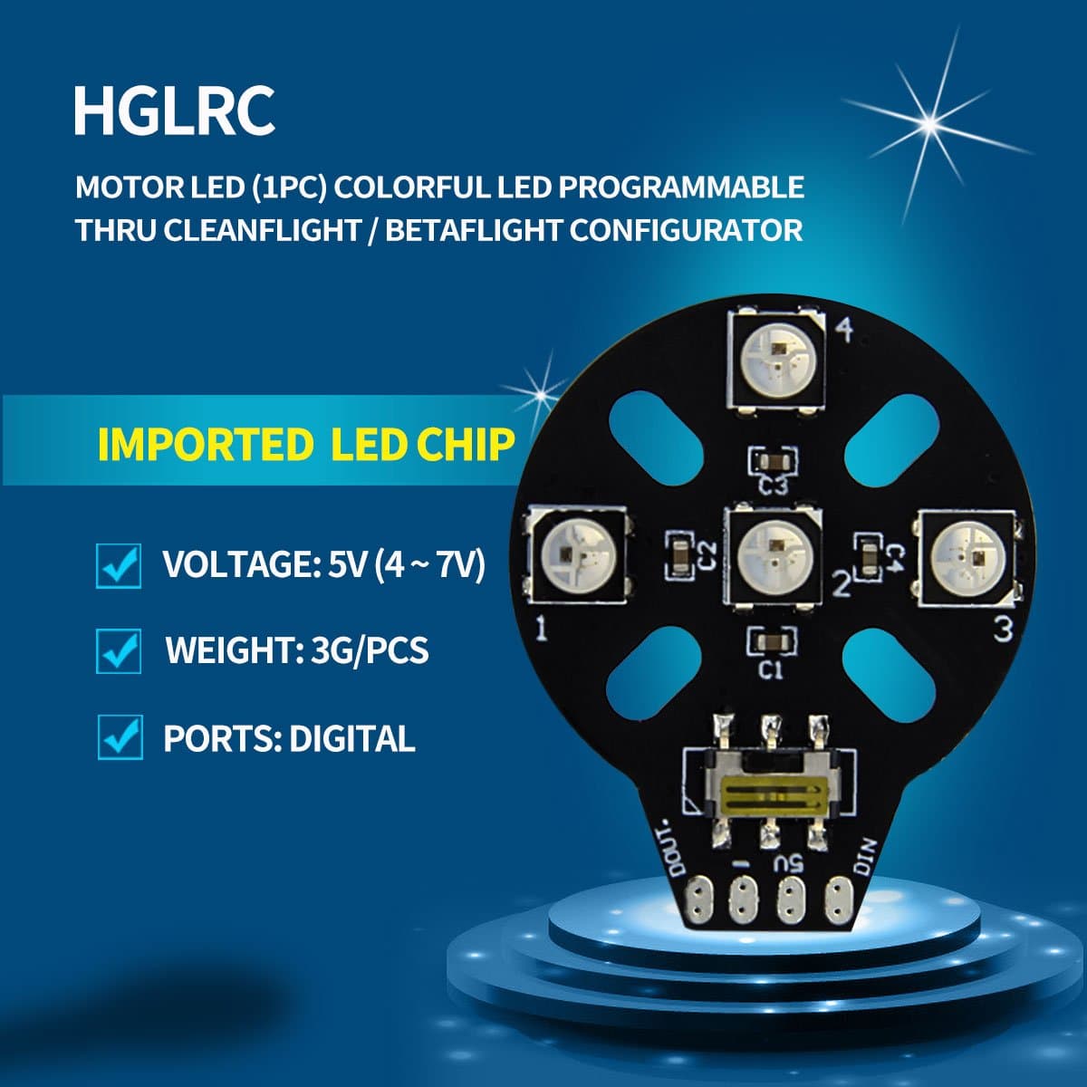 HGLRC Motor LED for fpv drones