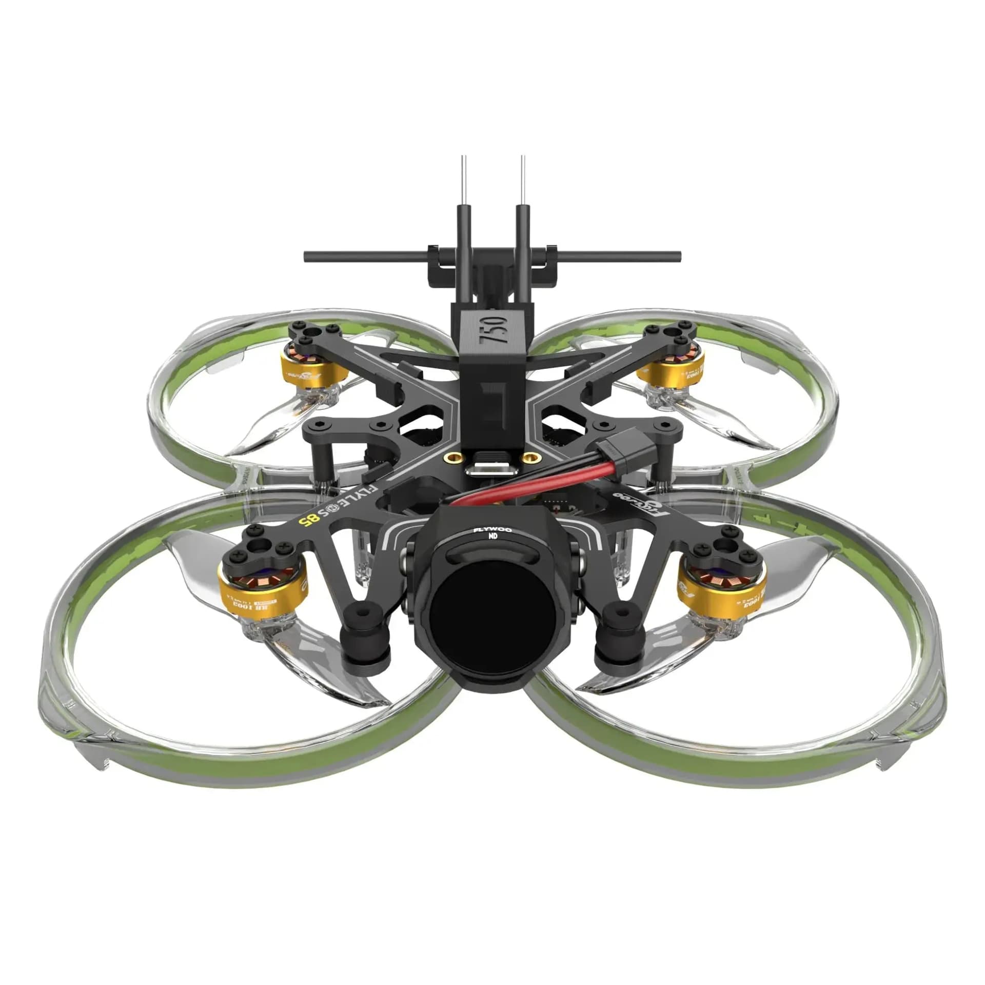 Flywoo FlyLens 85 HD O3 Lite 2S Brushless Whoop FPV Drone BNF - TBS Crossfire for fpv drones 2