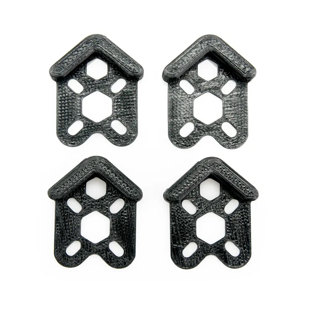 Lumenier QAV-S Soft Mount Arm Guards - Black (Set of 4) - 4.6 - Black for fpv drones
