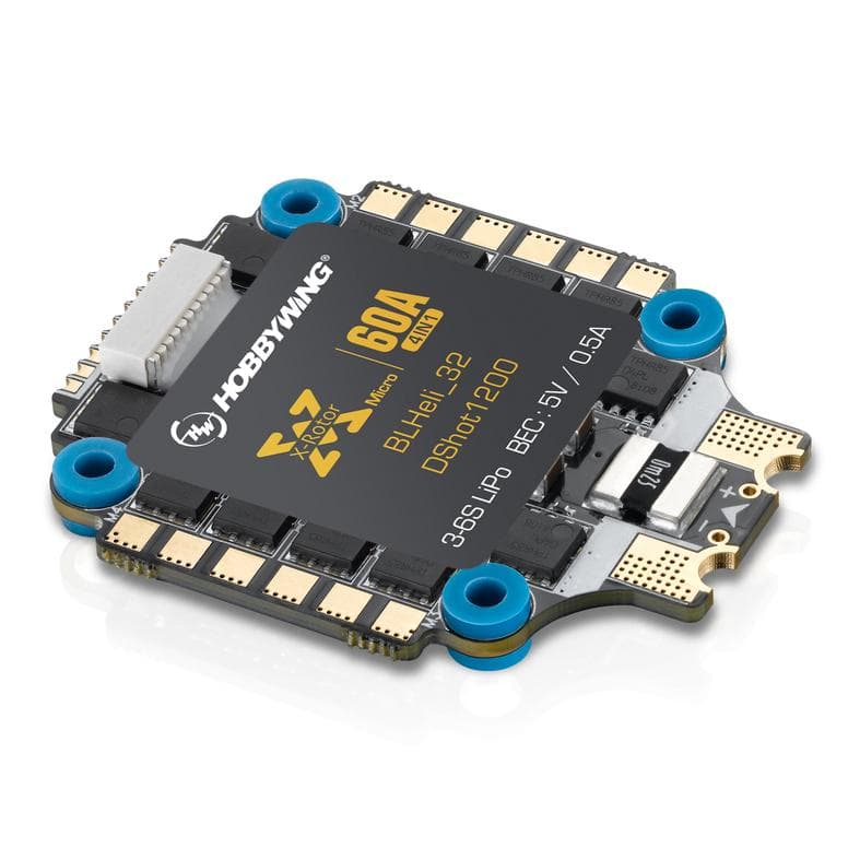 Hobbywing XRotor 4in1 ESC - 60A BL_Heli32 DSHOT1200 (3-6S) FPV Racing for fpv drones 6