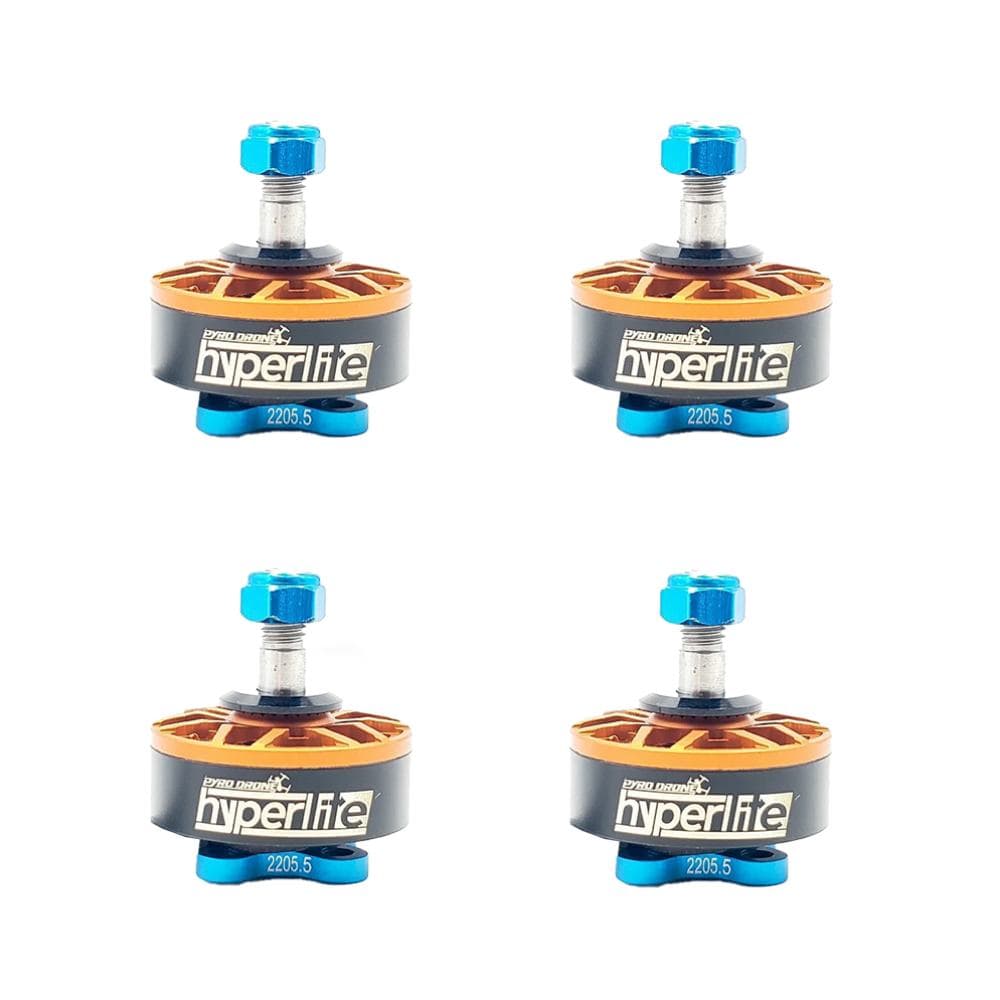 Hyperlite 2205.5 E-Series FPV Racing Motor Combo - 1722KV (4 Pcs.)