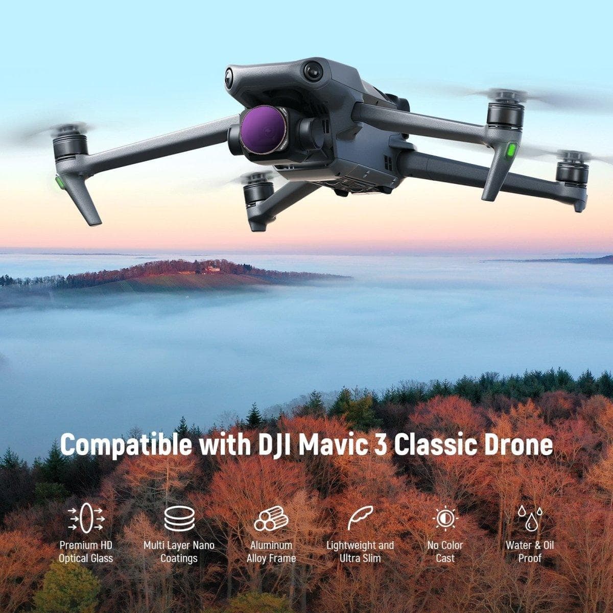 DJI Mavic 3 Classic Variable ND Filter Set (2pcs) for fpv drones 1