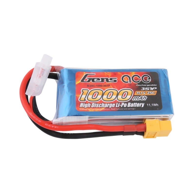 Gens ace 1000mAh 11.1V 25C 3S1P Lipo Battery Pack for fpv drones 4
