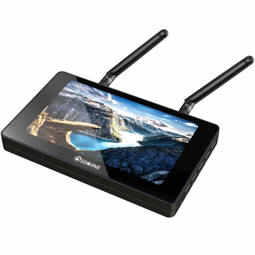Eachine Moneagle 5 Inch FPV Monitor IPS 1000Lux 800x480 5.8GHz 40CH Diversity DVR 360° Full View HD Display 4000mAh for fpv drones 1