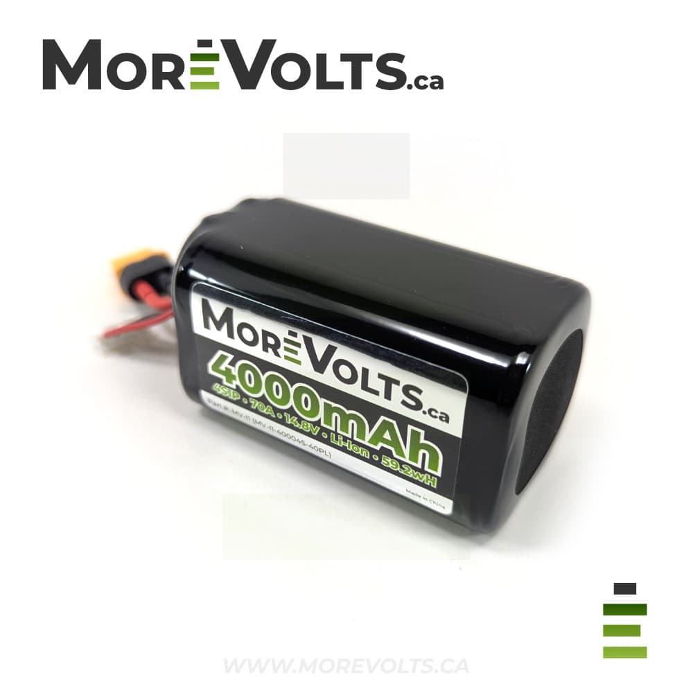 More Volts 4S1P 4000mAh 70A Li-Ion Battery for fpv drones 5