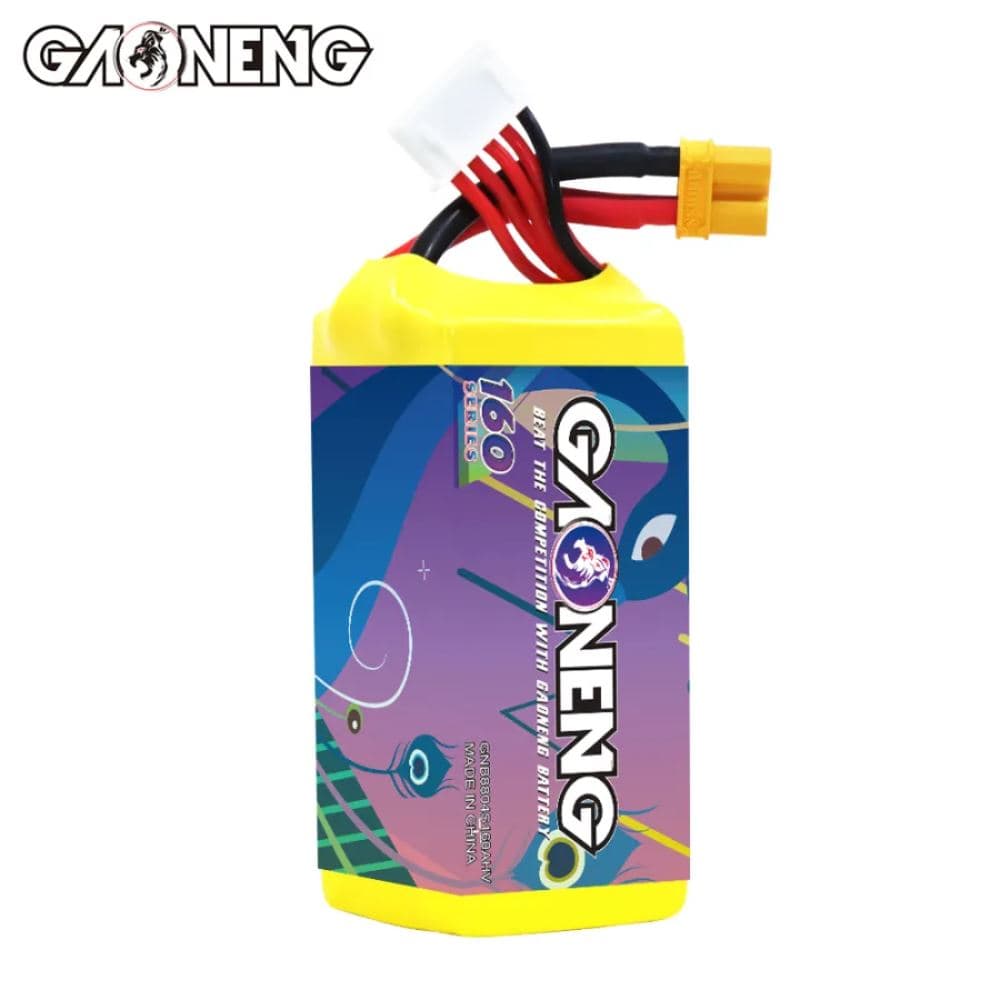 Gaoneng GNB 4S 15.2V 880mAh 160C HV Lipo Battery - XT30 for fpv drones 3