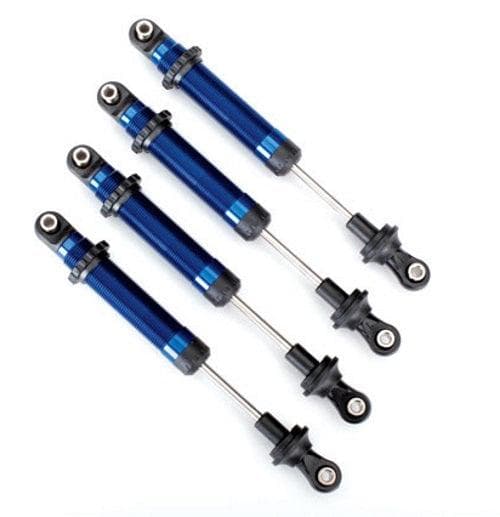 Traxxas 8160X Shocks GTS Aluminum (Blue-Anodized) For #8140X TRX-4 for fpv drones