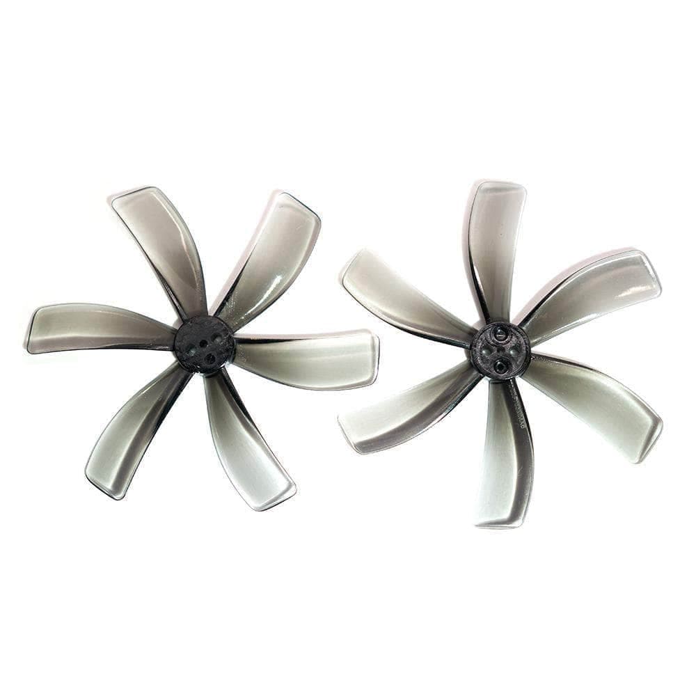HQProp Duct T63MMX6 Hexa-Blade 2.5" Cinewhoop Prop 4 Pack - Light Gray for fpv drones 1