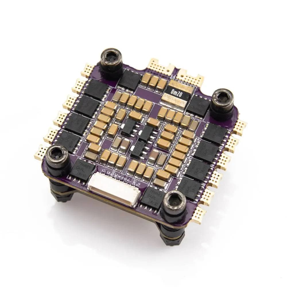 Flycolor X-Tower 2 F7 Flight Controller Stack w/ Bluetooth LED 60A 3-6S BLHeli32 4in1 ESC - 30x30mm for fpv drones 1