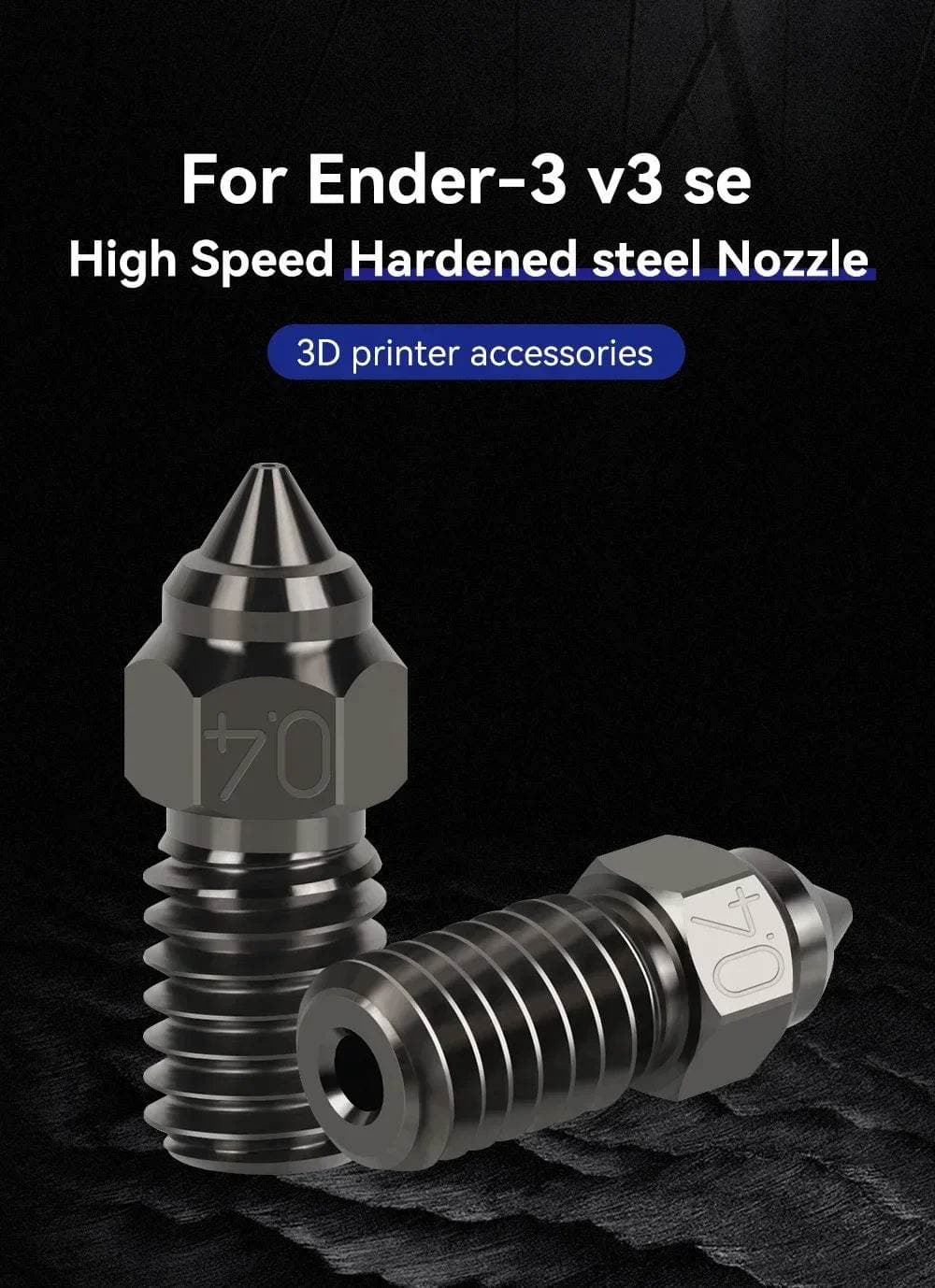 Ender 3 V3 SE M6 Hardened Steel Nozzle for fpv drones 1