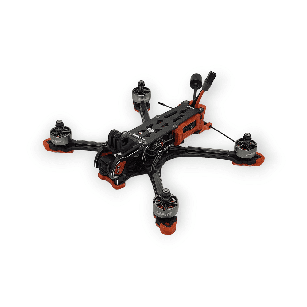 GEPRC Mark5 HD TPU GoPro Hero 8/9/10/11 Mount Base - Black for fpv drones 6