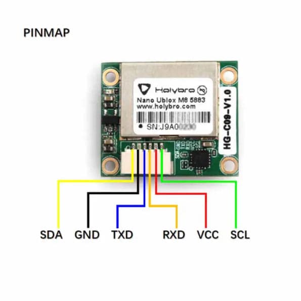 Holybro Nano Ublox M8 5883 GPS Module for fpv drones 6