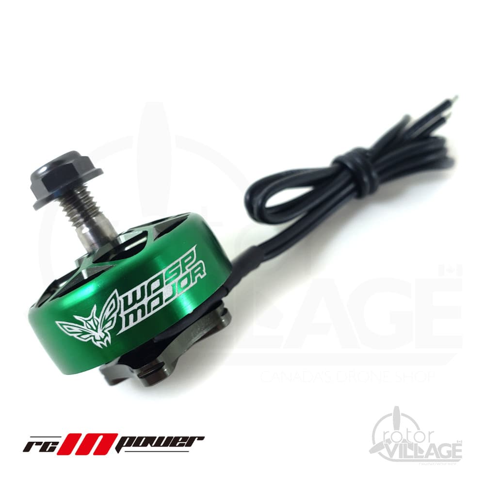 RCINPOWER Wasp Major 22.6-6.5 Motor - Candy Apple Green for fpv drones 5