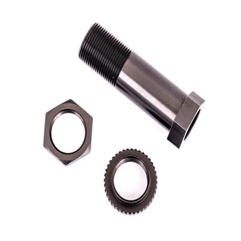 Traxxas 9545A Servo saver post/ adjuster nut/ locknut, dark titanium, Sledge for fpv drones