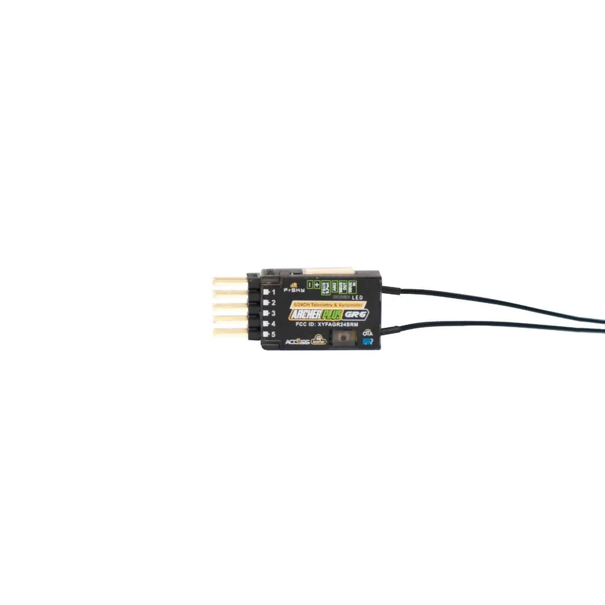 FrSky ARCHER PLUS GR6 Receiver with an upgraded high-precision variometer with both ACCESS & ACCST D16 modes for fpv drones