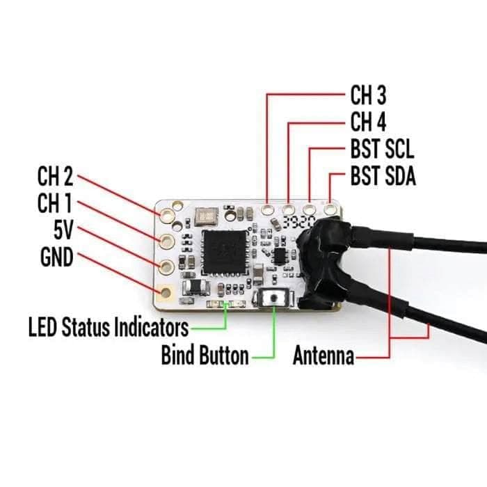 TBS Tracer Nano RX for fpv drones 3
