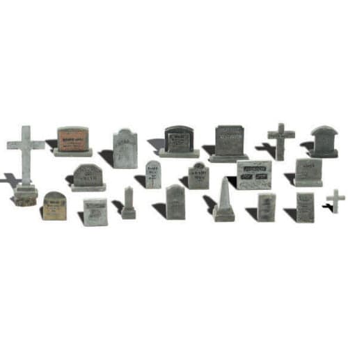 Woodland Scenics A1856 HO Train Figures Tombstones for fpv drones
