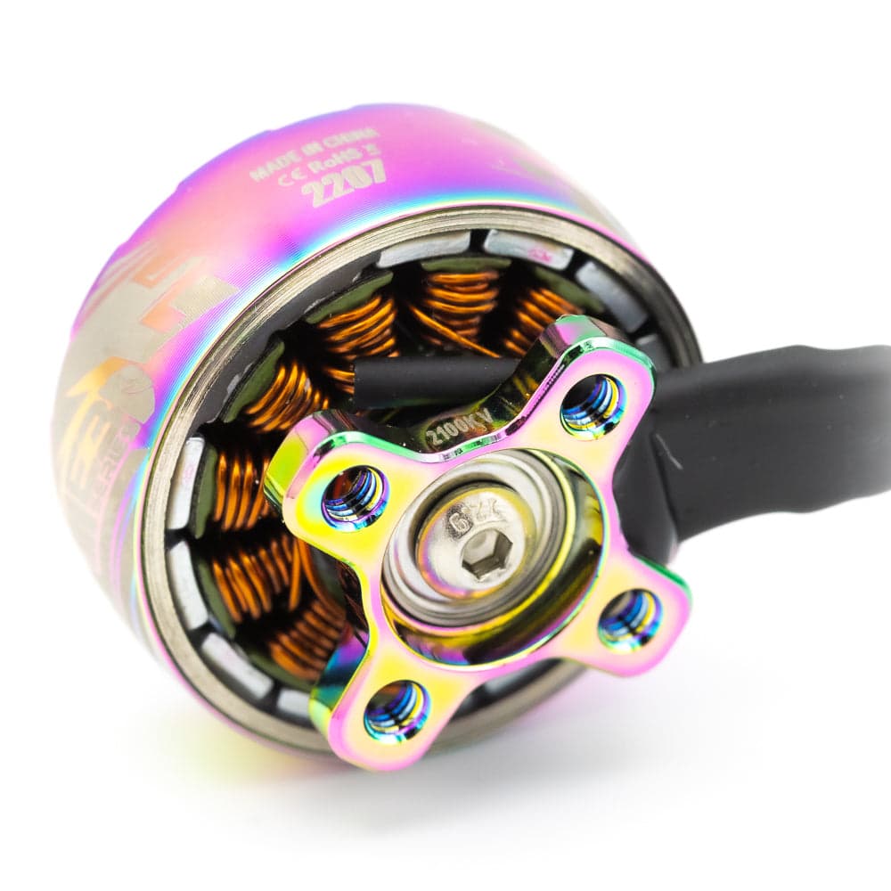 EMAX E3 Series 2207 2100kv Rainbow Limited Edition Brushless Motor for fpv drones 5