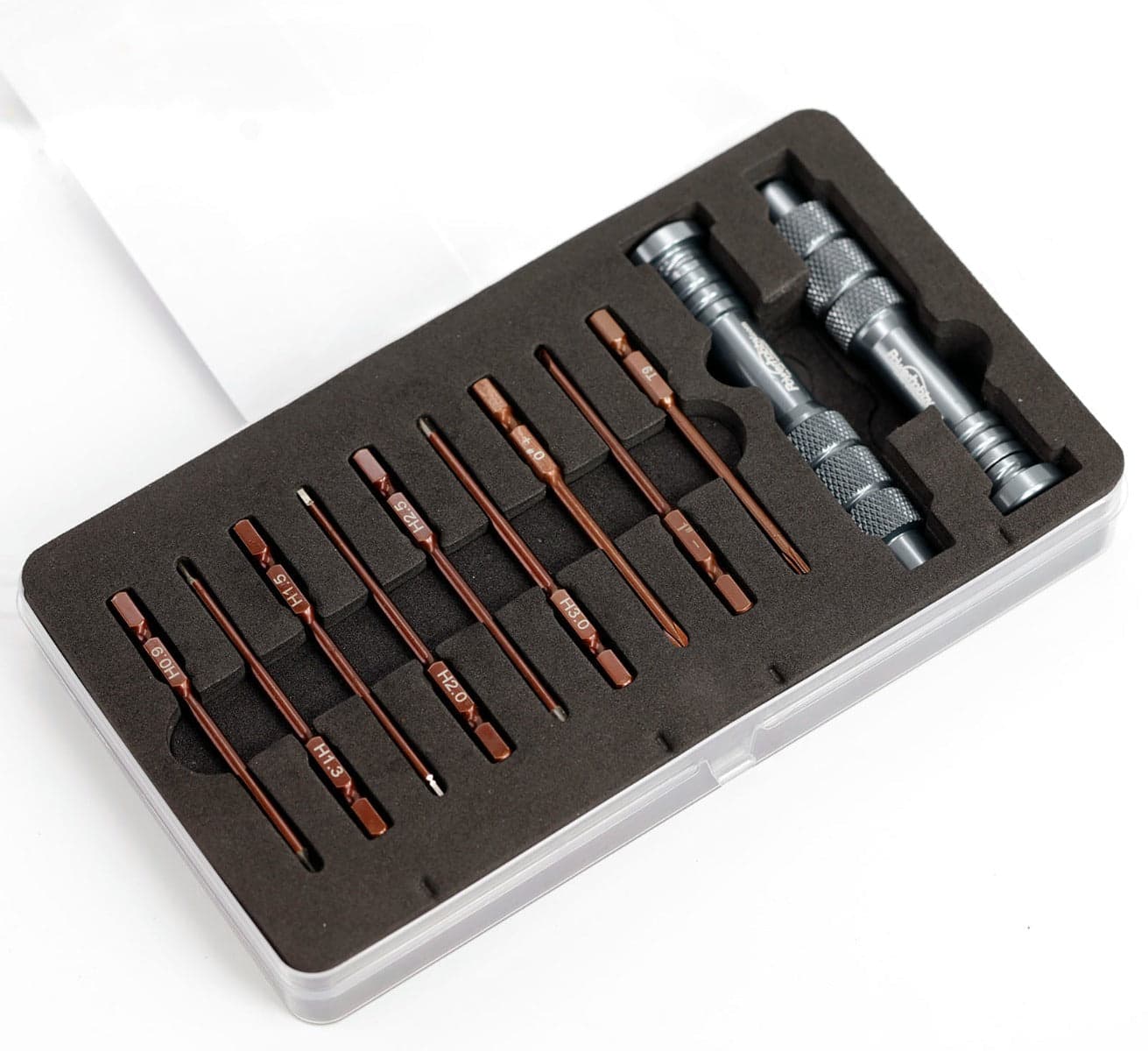 Powerhobby RC Hex Driver Tool Set Metric 0.9 1.3 1.5 2.0 2.5 3.0mm w/ 2 Handles for fpv drones 2