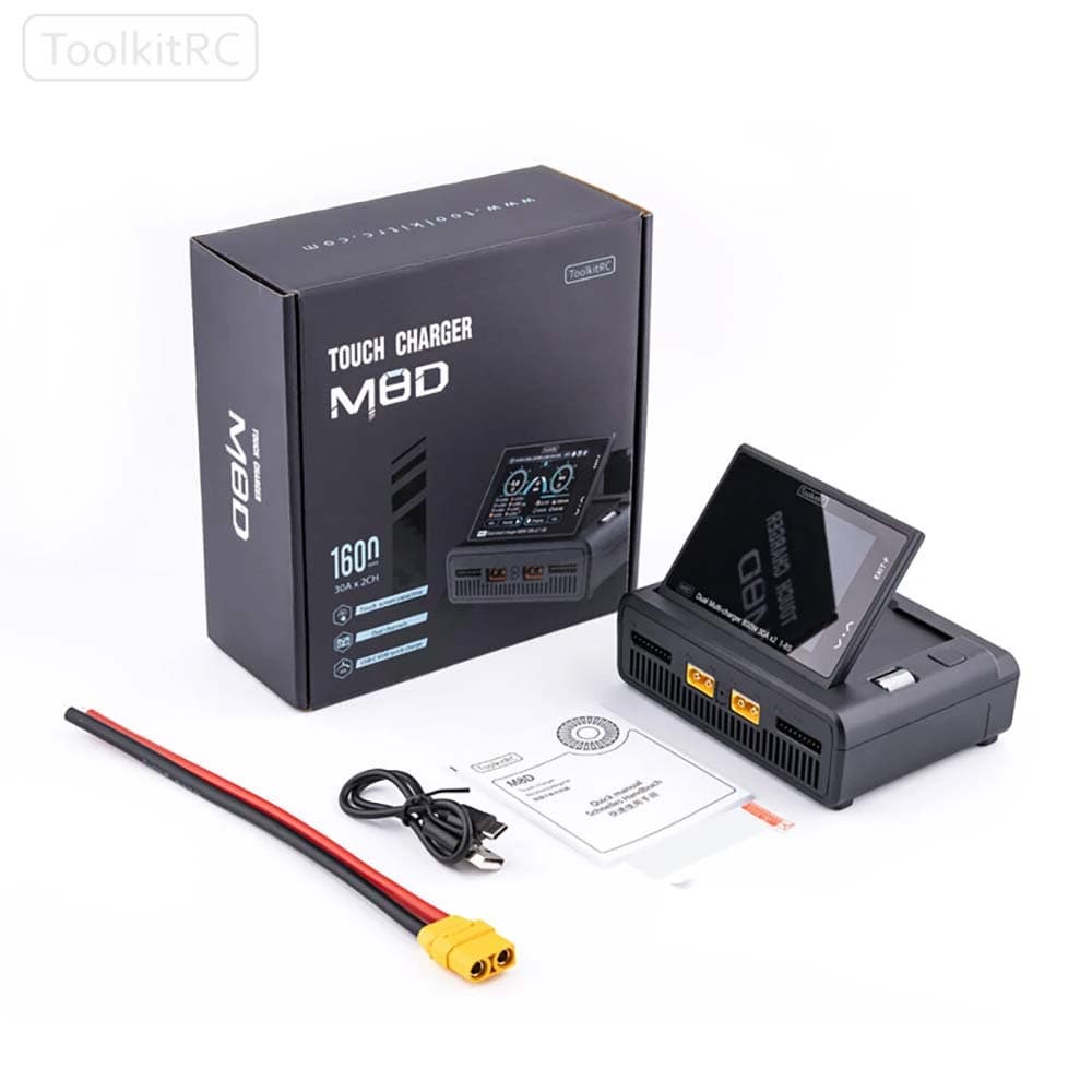 ToolkitRC M8D Acculader for fpv drones 5