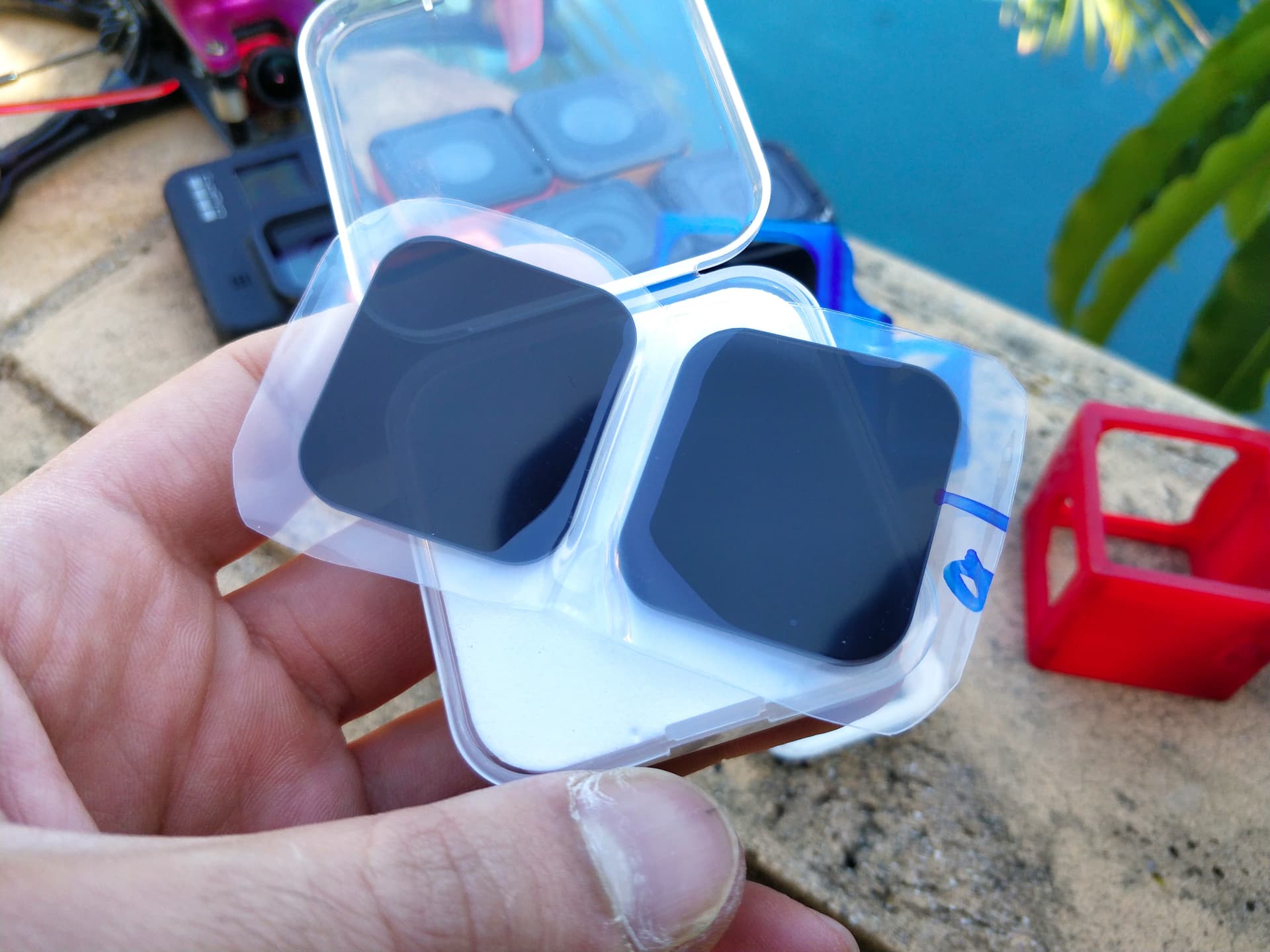 ND Filter for GoPro and other Cameras - ND16 - 2 Pack for fpv drones