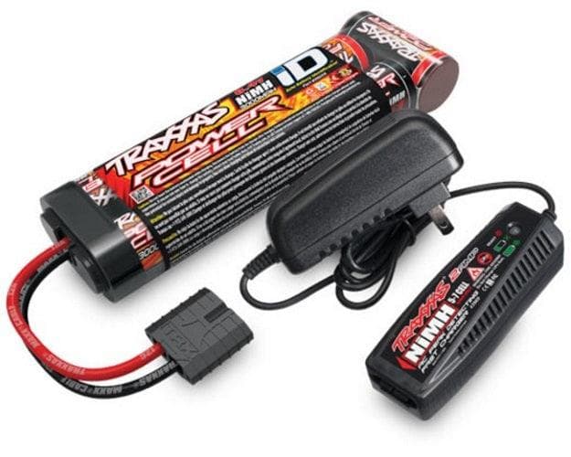 Traxxas 2983 NiMH 7C 8.4V 3000mAh w/iD Connector Battery w Charger for fpv drones