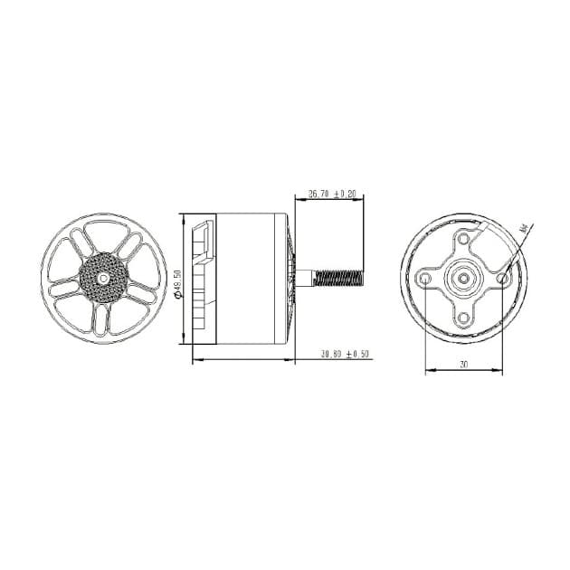 Readytosky 4320 450Kv motor for drones for fpv drones 5