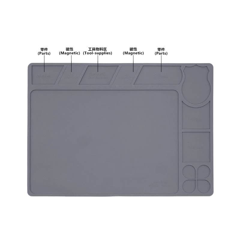 Sequre Magnetic Silicone Build Mat w/ screw holders (3 Size and Color Options) for fpv drones 7