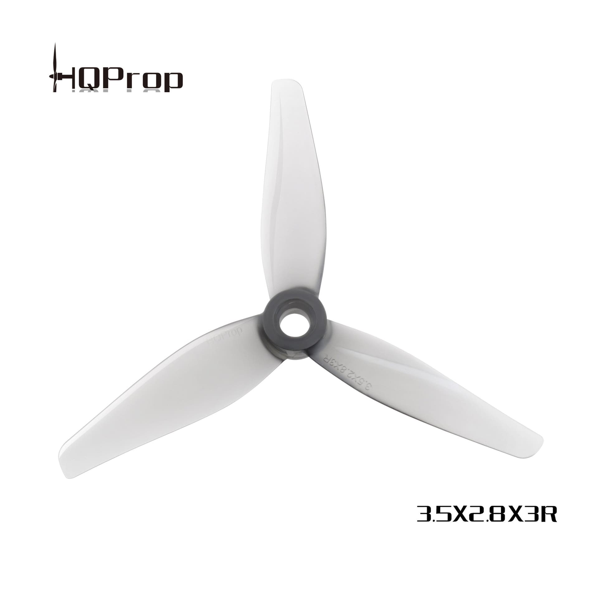 HQProp 3.5X2.8X3 Grey（2CW+2CCW)-Poly Carbonate