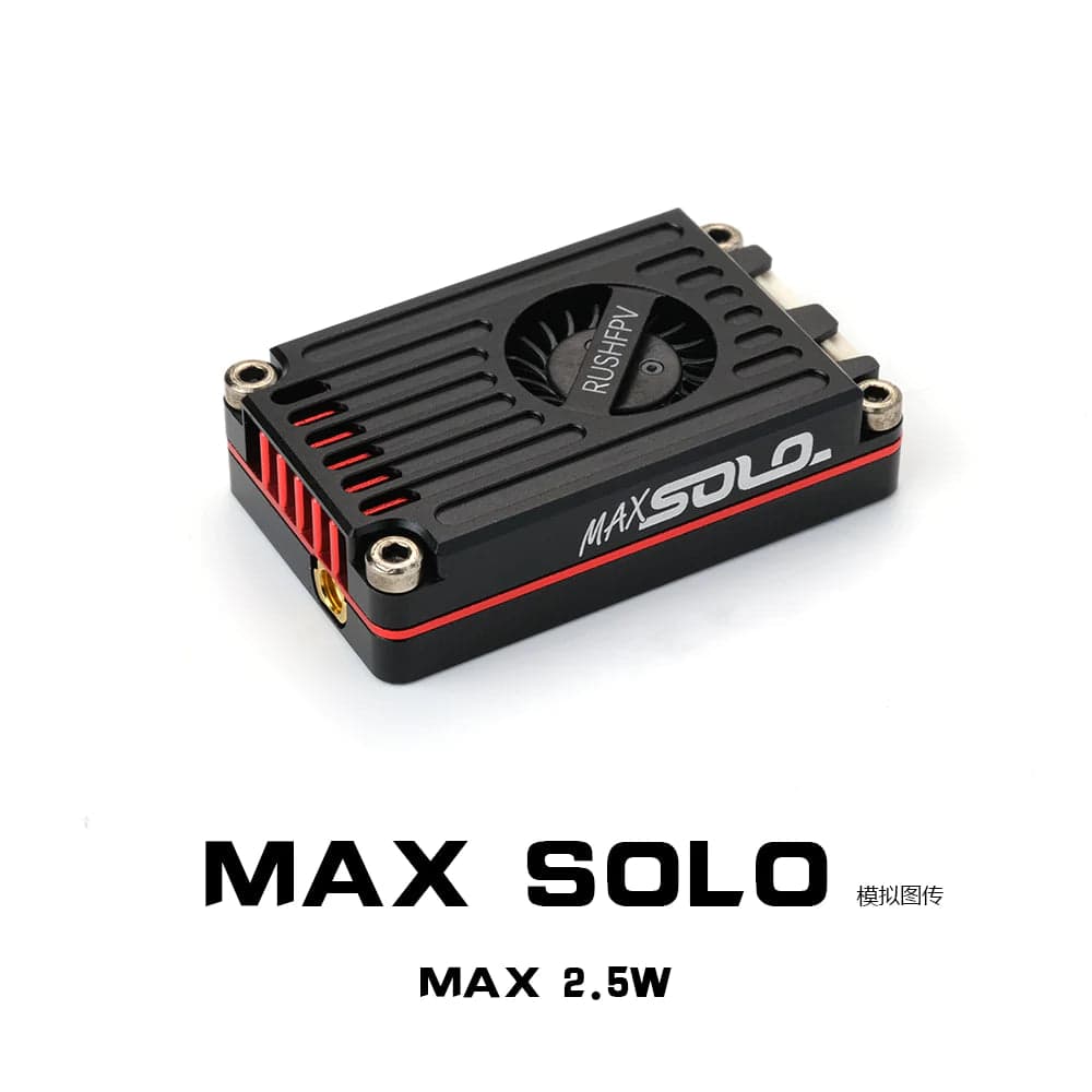 RUSHFPV Rush Max SOLO 5.8GHz 2.5W 37CH VTX w/ Smart Audio - US Version for fpv drones