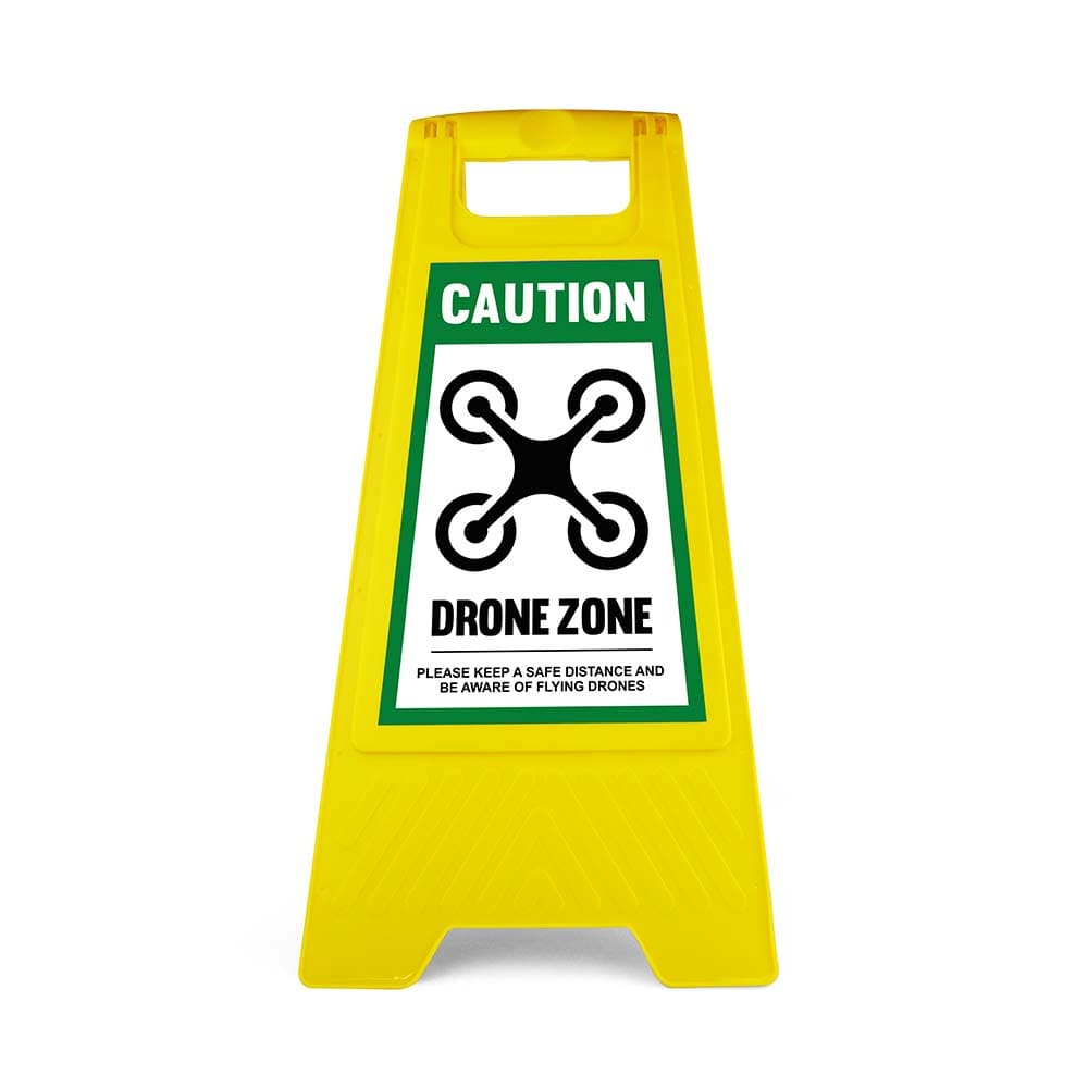Warning Sign - Standard - Drone Zone - English for fpv drones 2