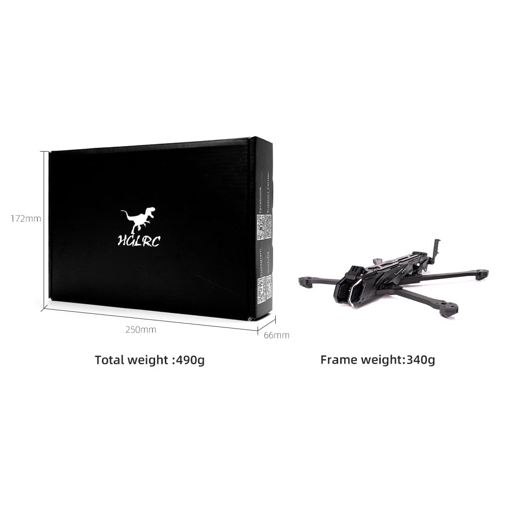 HGLRC Nblade Pro 7 inch Freestyle Cinematic FPV Frame for fpv drones 4