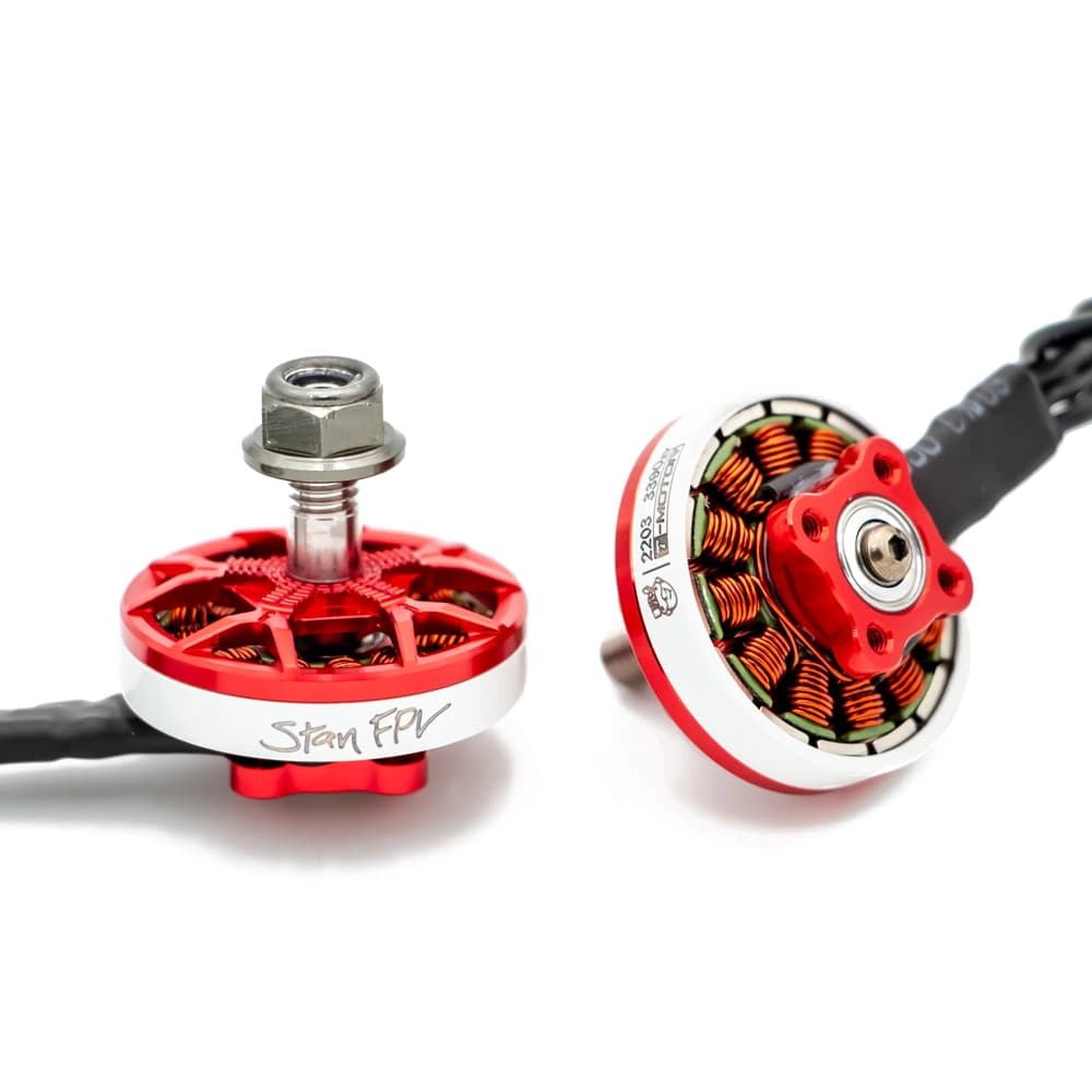 Stan FPV 2203 3390kv Pro Motor V2 - 5mm Shaft - 1.965 for fpv drones 5