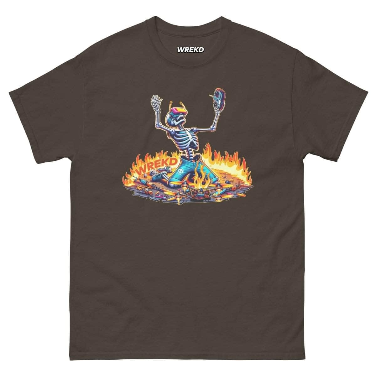 WREKD Skeleton Last Pack, Now Dying Inside Men's Tee - Choose Color for fpv drones 6