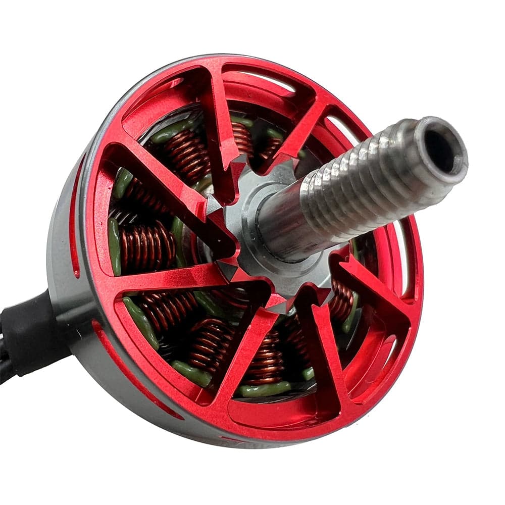 Ummagawd Aerolite 2306 1800Kv Motor (Gunmetal-Red) for fpv drones 1